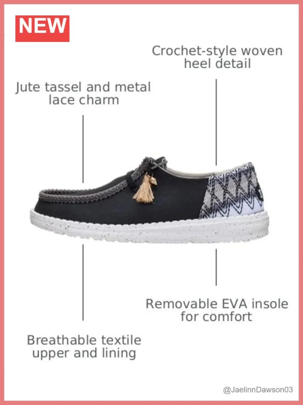 Woven Slip-On Loafer with Tassel Detail - Lightweight Summer Shoe